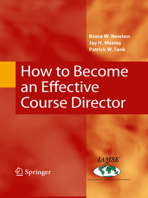cover image of How to Become an Effective Course Director